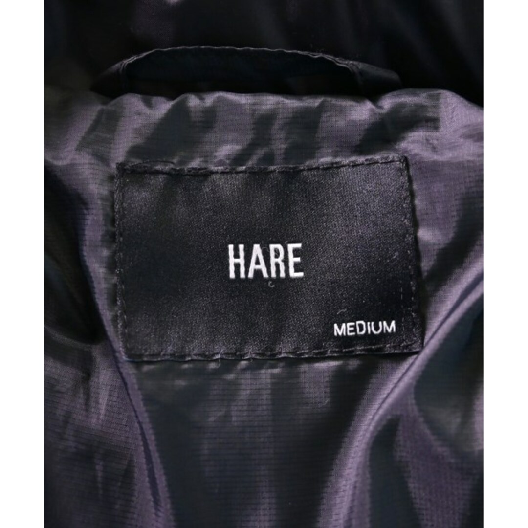 HARE(ハレ)のHARE ハレ ダウンジャケット/ダウンベスト M 黒 【古着】【中古】 メンズのジャケット/アウター(ダウンジャケット)の商品写真