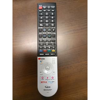 シャープ(SHARP)のジャンク品　シャープアクオスTVリモコン(テレビ)