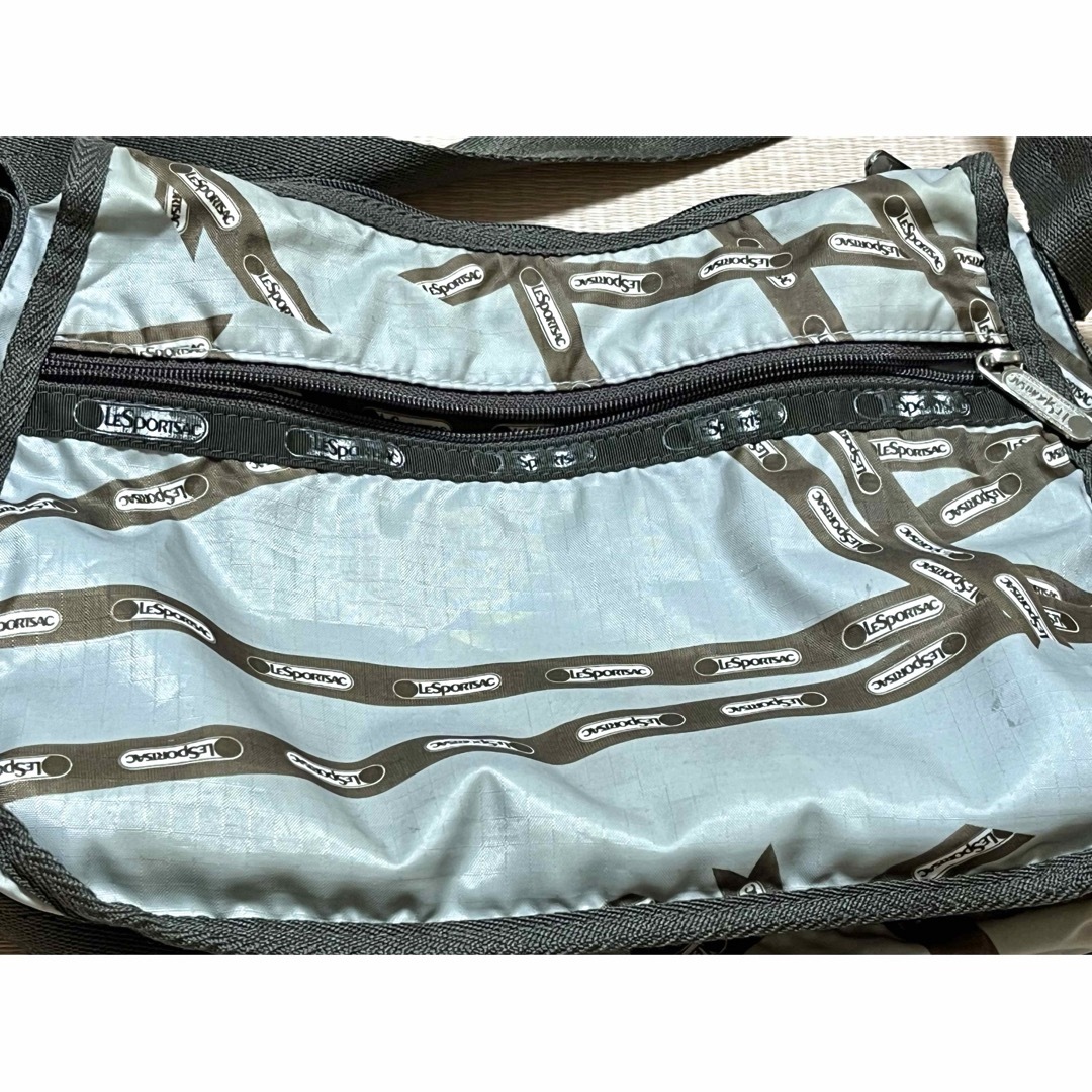 LeSportsac(レスポートサック)の☆専用☆LeSportsac ロゴ テープ柄 ブルー ショルダーバッグ レディースのバッグ(ショルダーバッグ)の商品写真