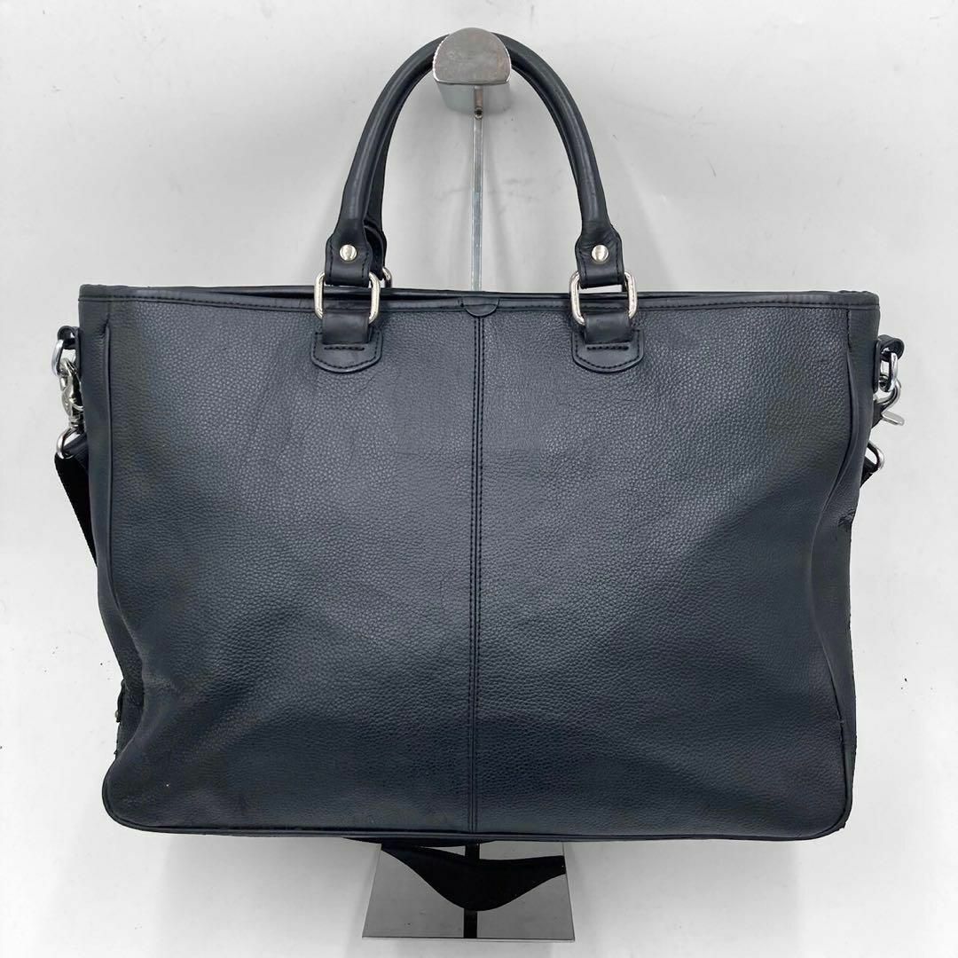 LANVIN(ランバン)のランバンエンブルー 2way ブリーフケース ビジネスバッグ ブラック メンズのバッグ(ビジネスバッグ)の商品写真