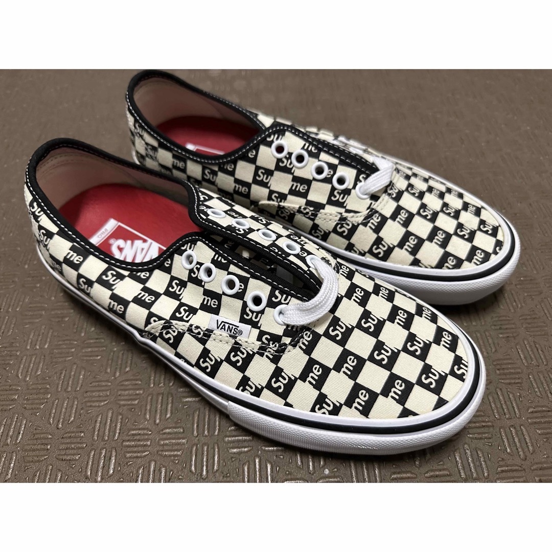 16AW Supreme Vans Checker Logo Authenticメンズ