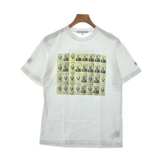 リチャードソン(Richardson)のRICHARDSON リチャードソン Tシャツ・カットソー 2(M位) 白 【古着】【中古】(Tシャツ/カットソー(半袖/袖なし))