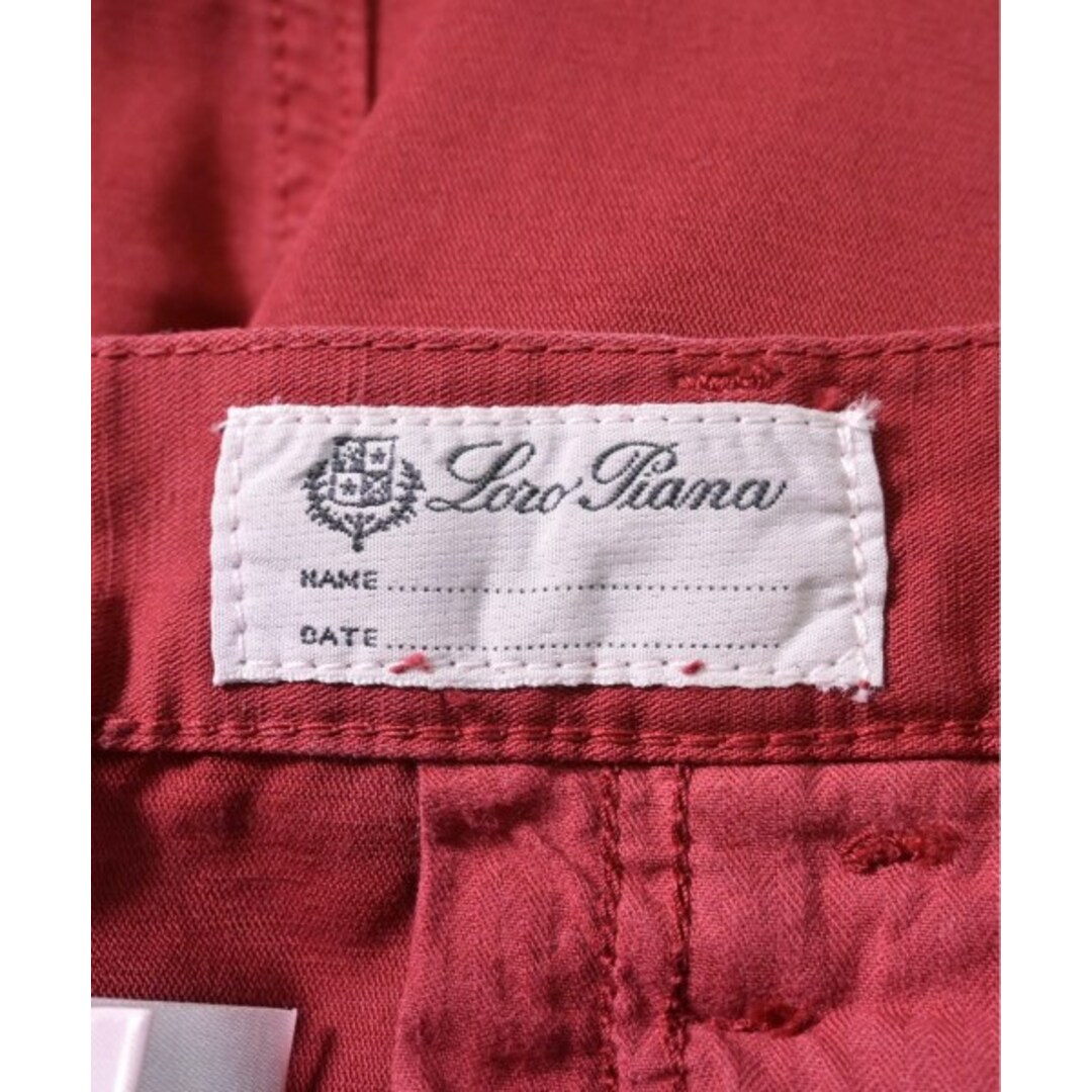 LORO PIANA(ロロピアーナ)のLoro Piana ロロピアーナ チノパン 30(M位) 赤 【古着】【中古】 メンズのパンツ(チノパン)の商品写真