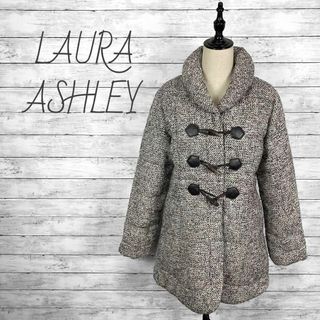 ローラアシュレイ(LAURA ASHLEY)のローラアシュレイ　ツイードダッフルダウンジャケット　コート 11サイズ(ダウンジャケット)