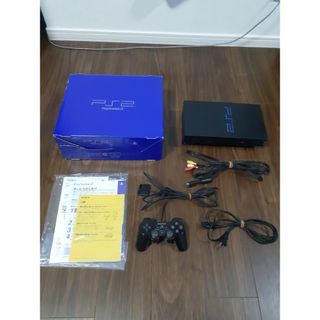 プレイステーション2(PlayStation2)の【中古】 プレイステーション2　プレステ2　外箱つき　動作確認済(家庭用ゲーム機本体)