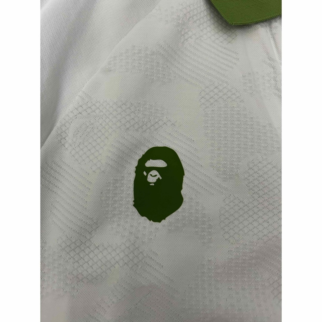 定価以下4XL新品！BAPE X ADIDAS GOLF ポロシャツ白