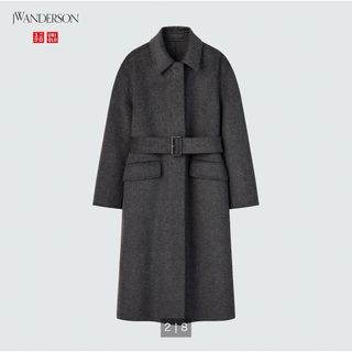 ユニクロ(UNIQLO)のUNIQLO ダブルフェイスコート　JW Anderson(ロングコート)