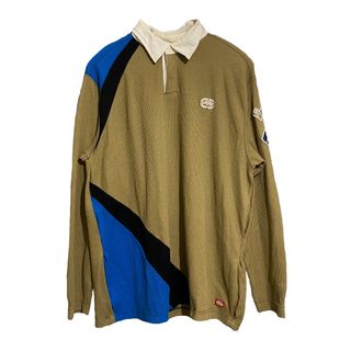 ゴーシャラブチンスキー(Gosha Rubchinskiy)の‘エコー アンリミテッド’ 切り替え  長袖 ポロシャツ(ポロシャツ)