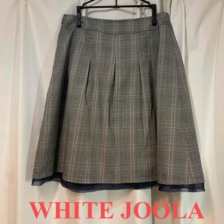 【WHITE JOOLA】ホワイトジョーラ　膝丈スカート(ひざ丈スカート)