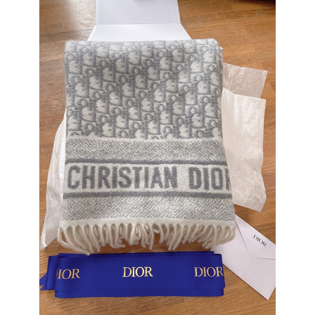 Christian Dior(クリスチャンディオール)のディオール マフラー カシミヤクリスチャンディオールマフラーストールdior レディースのファッション小物(マフラー/ショール)の商品写真