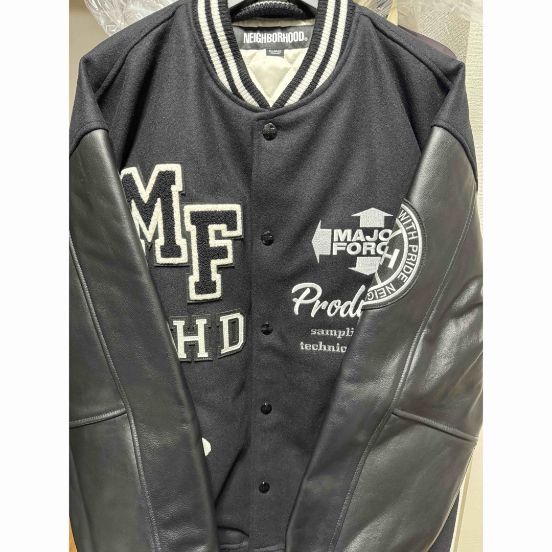 NEIGHBORHOOD(ネイバーフッド)のNEIGHBORHOOD MAJOR FORCE STADIUM JACKET メンズのジャケット/アウター(スタジャン)の商品写真