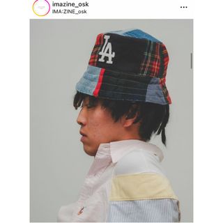 ステューシー(STUSSY)の超希少　一点物　vintageリバーシブル リメイクバケットハット(ハット)