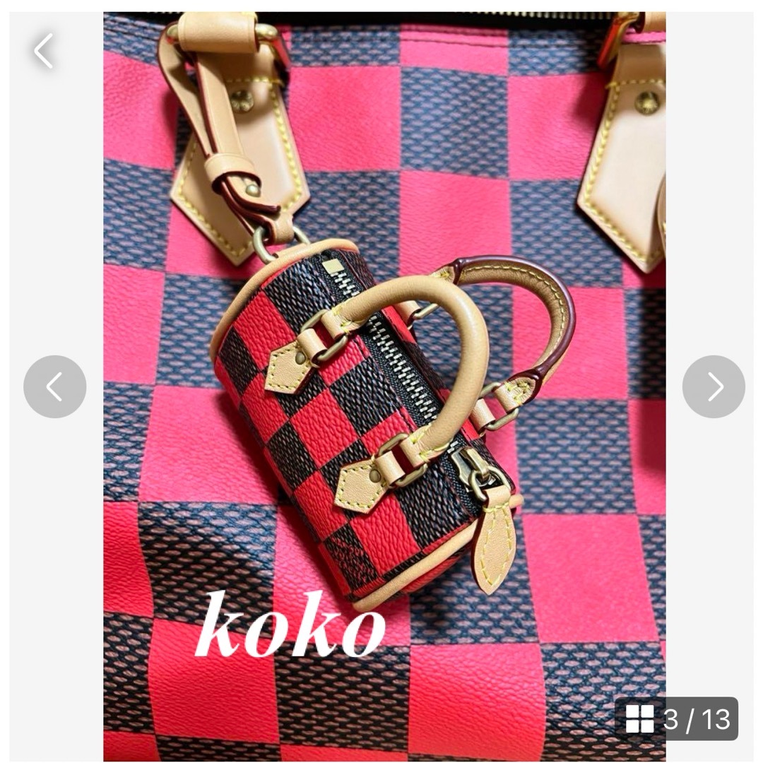 LOUIS VUITTON - ルイヴィトン チャームM01694 ポーチ・ダミエ LOUIS VUITTON - ルイヴィトン チャームM01694 ポーチ・ダミエ