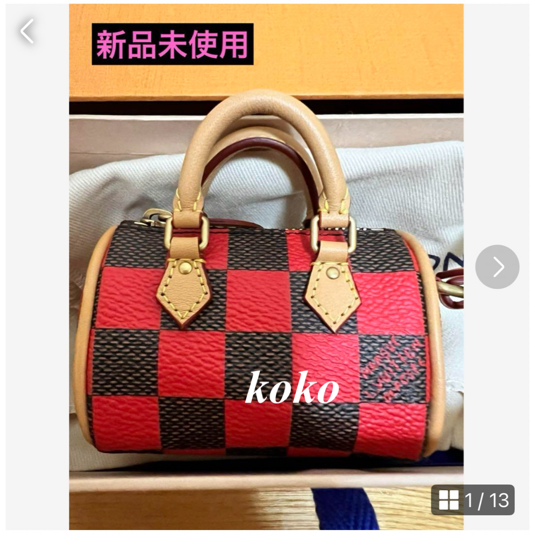 LOUIS VUITTON - ルイヴィトン チャームM01694 ポーチ・ダミエ LOUIS VUITTON - ルイヴィトン チャームM01694 ポーチ・ダミエ
