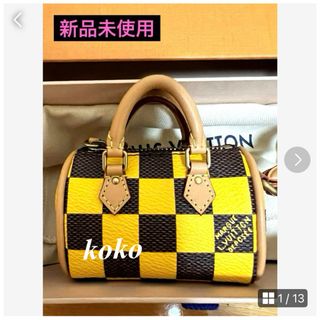 ルイヴィトン(LOUIS VUITTON)のルイヴィトン　チャームM01693 ポーチ・ダミエ・ポップ・ミニ スピーディ(チャーム)