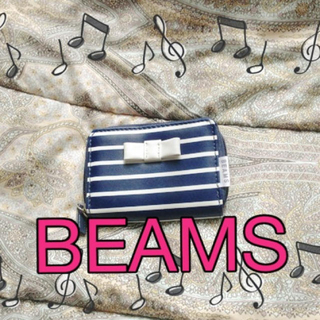ビームス(BEAMS)のBEAMS♡新品マリン風カード入れ(ポーチ)