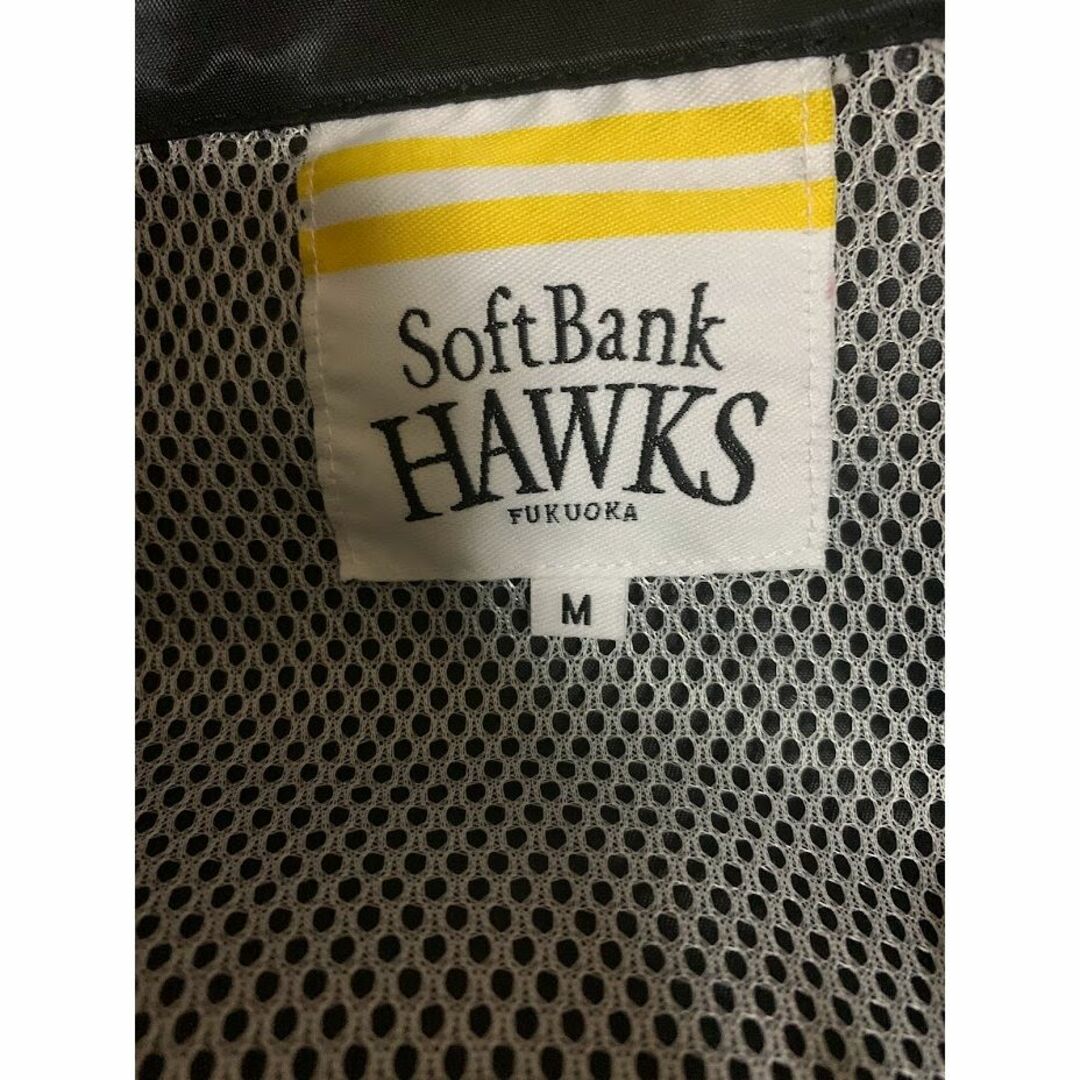 福岡ソフトバンクホークス(フクオカソフトバンクホークス)のSoftBank HAWKS ソフトバンクホークス ナイロンジャケット M メンズのジャケット/アウター(ナイロンジャケット)の商品写真