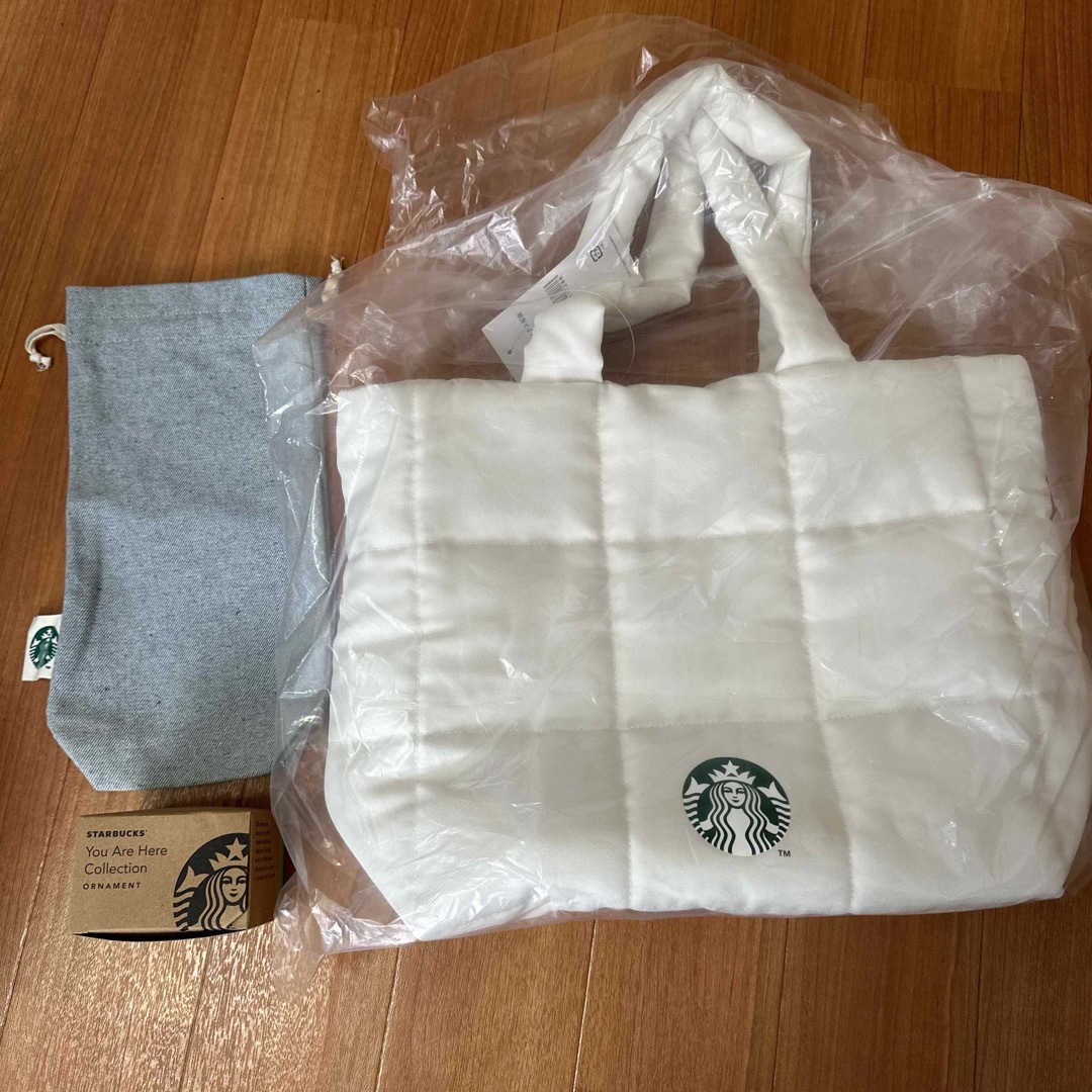 Starbucks(スターバックス)のスターバックス　スタバ　グッズ　3点セット　トートバッグ　エスプレッソカップ レディースのバッグ(トートバッグ)の商品写真