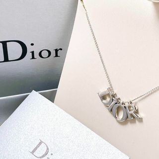 クリスチャンディオール(Christian Dior)の【美品】ディオール dior CD ネックレス ペンダント シルバー Y206(ネックレス)