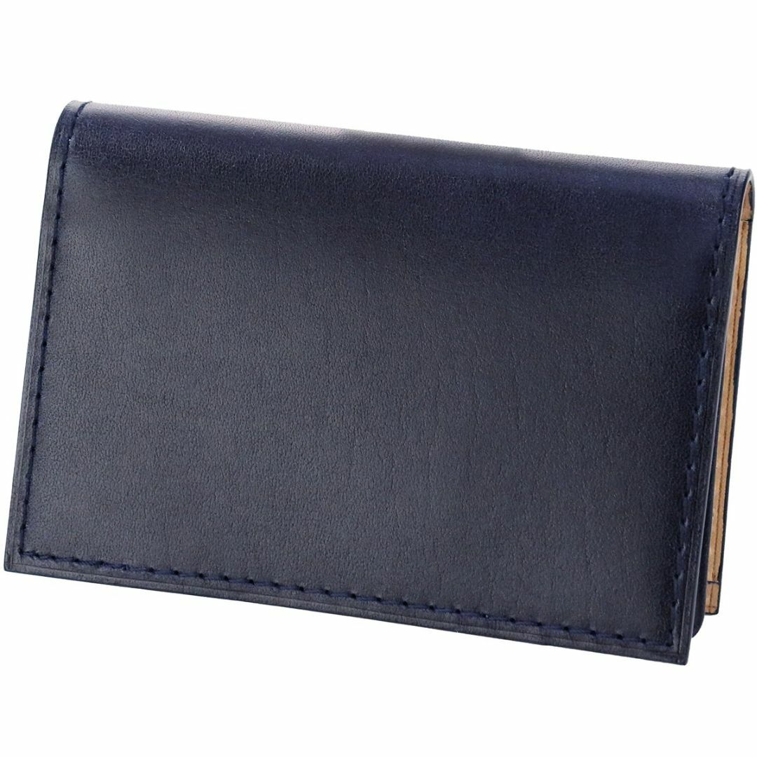 [バギーポート] カードケース 本革 藍染めレザー ZYS-094 メンズ50gカード収納部