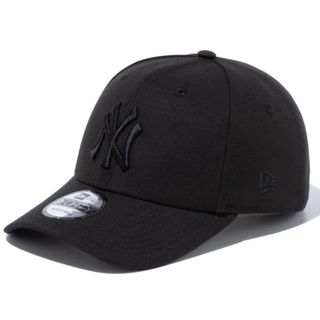 ニューエラー(NEW ERA)のニューエラ　NEW ERA キャップ【国内正規品.極美品.オールブラック】(キャップ)