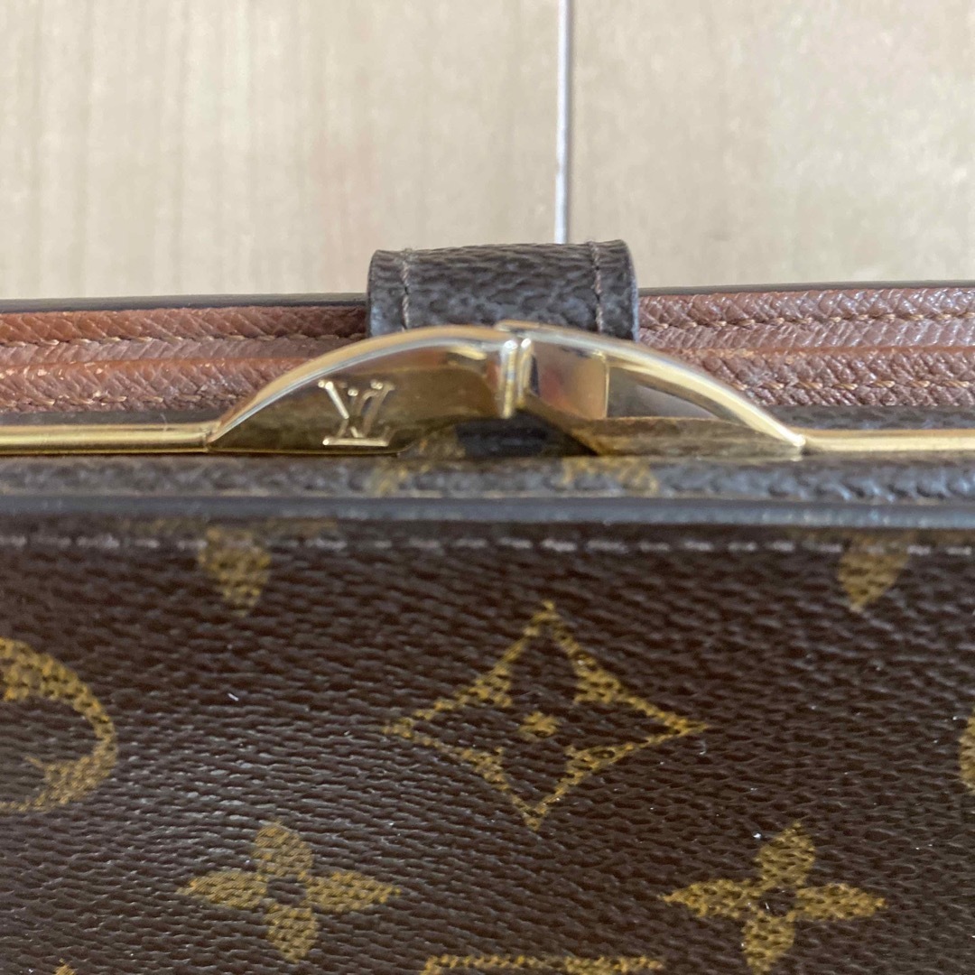 LOUIS VUITTON(ルイヴィトン)のルイヴィトンがま口財布コンパクトウォレットモノグラムホック二つ折り定番カード レディースのファッション小物(財布)の商品写真