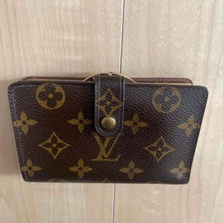 ルイヴィトン(LOUIS VUITTON)のルイヴィトンがま口財布コンパクトウォレットモノグラムホック二つ折り定番カード(財布)