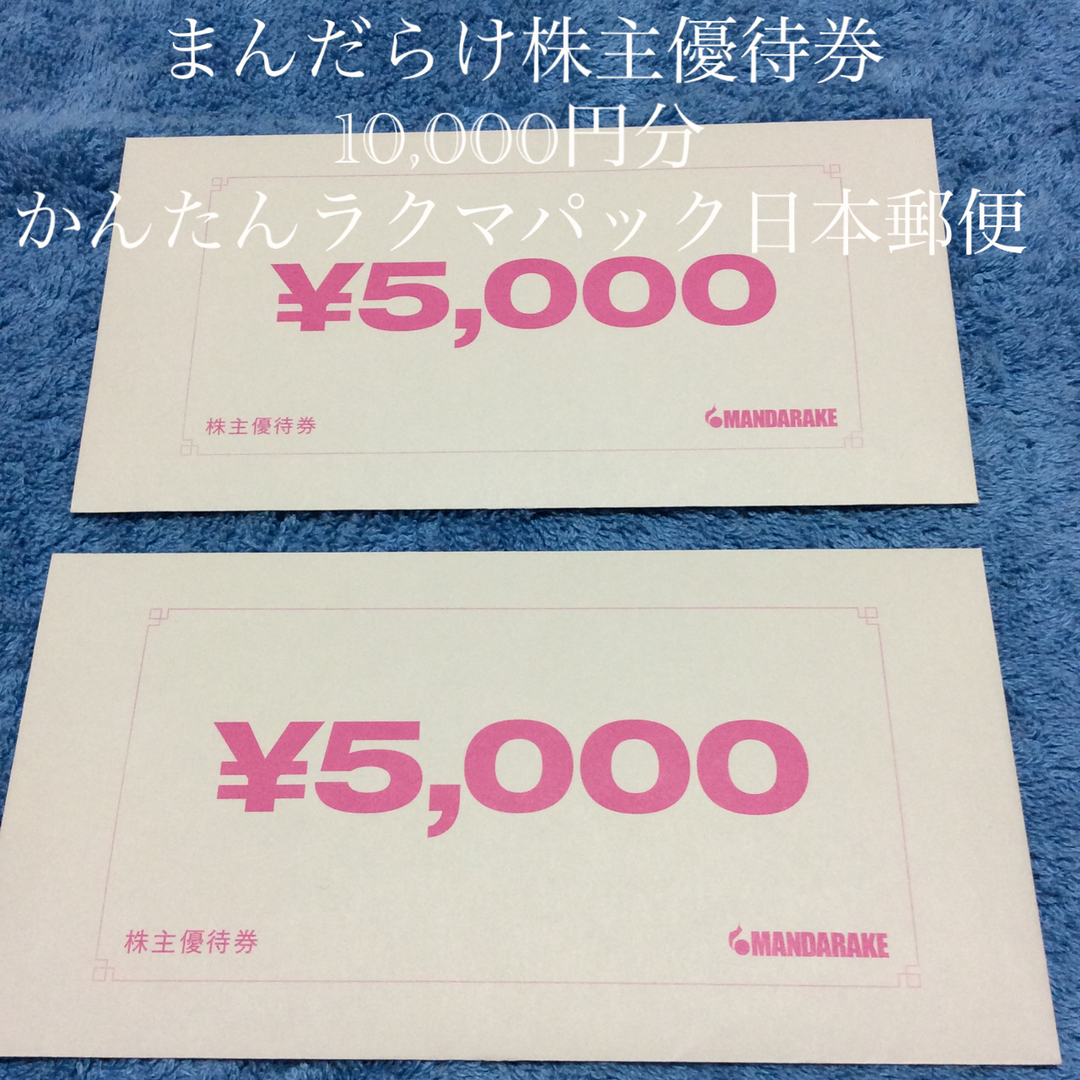 クリアランス卸し売り まんだらけ 株主優待券 10，000円分 | www