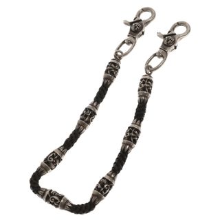 クロムハーツ(Chrome Hearts)のCHROME HEARTS クロムハーツ OTC CLTC ROLLER/2クリップロングケルティックローラーリンク ウォレットチェーン ショート(ウォレットチェーン)