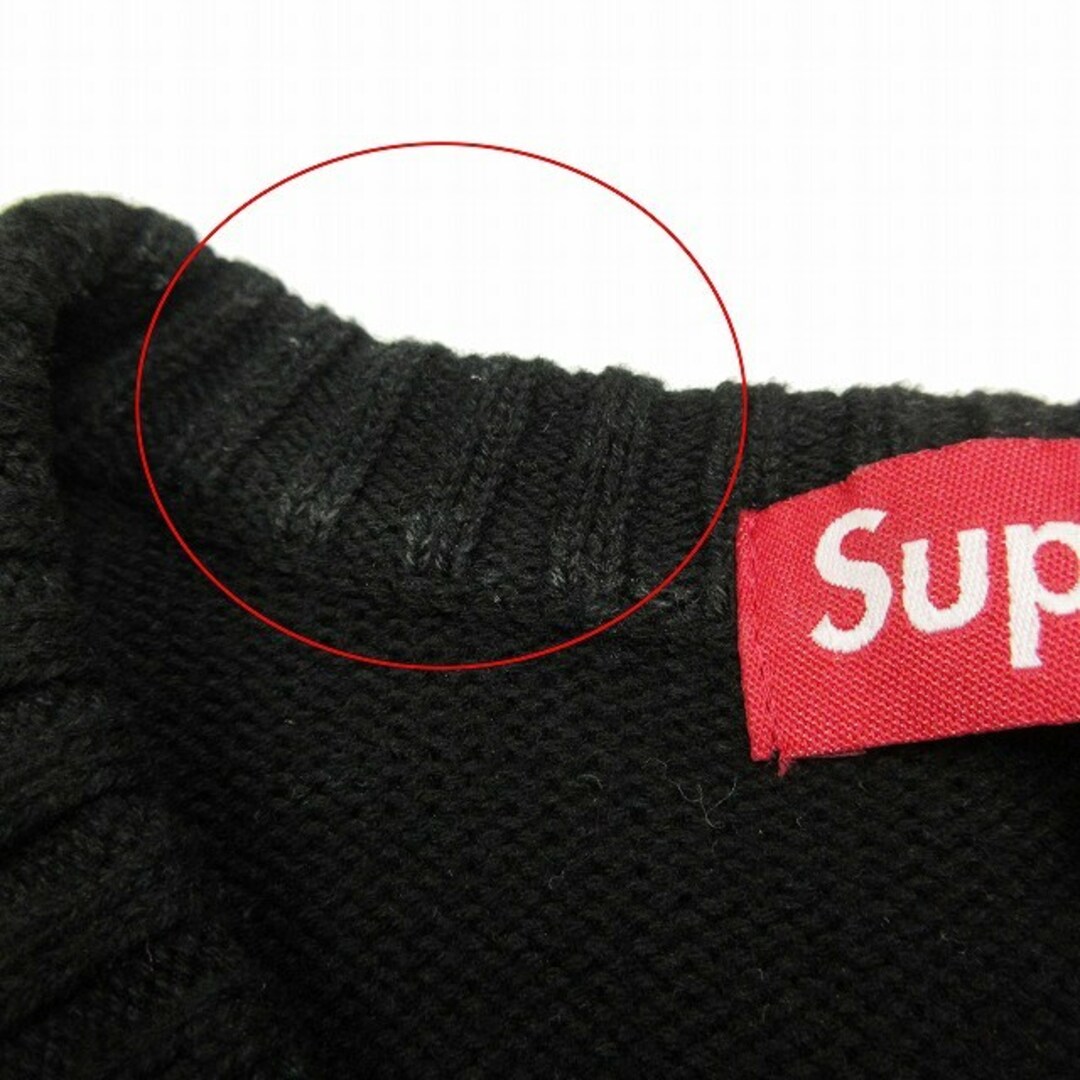 Supreme - 22ss SUPREME Tonal Paneled Sweater XL 黒の通販 by