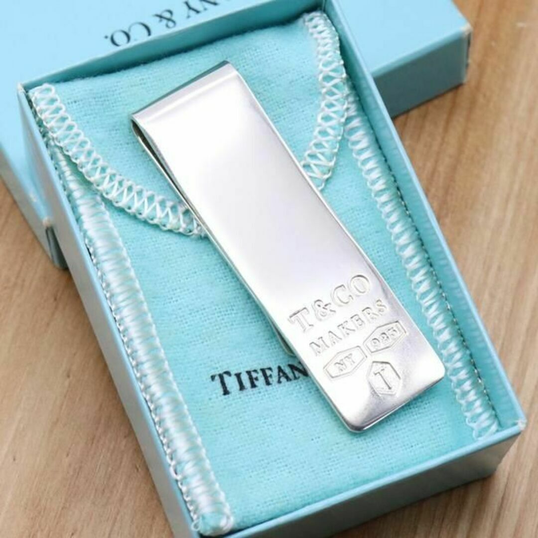 Tiffany & Co.(ティファニー)のティファニー メイカーズ ナロー マネークリップ シルバー メンズのファッション小物(マネークリップ)の商品写真