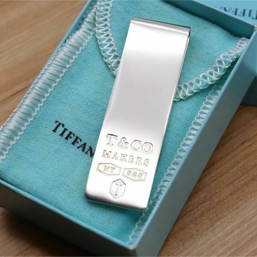 Tiffany & Co.(ティファニー)のティファニー メイカーズ ナロー マネークリップ シルバー メンズのファッション小物(マネークリップ)の商品写真