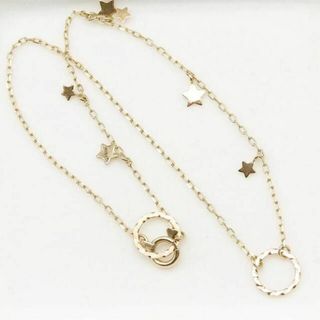 STAR JEWELRY - スタージュエリー アンクレット k10 星