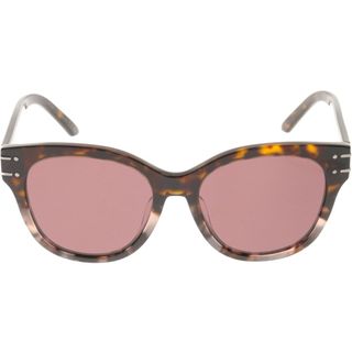 ディオール(Dior)のDIOR ディオール SIGNATURE B6F Acetate Round Sunglasses シグネチャー アセテートサングラス アイウェア メガネ ブラウン(サングラス/メガネ)