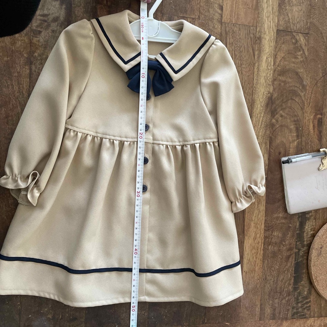 90サイズ　ワンピース　卒園　入園 キッズ/ベビー/マタニティのキッズ服女の子用(90cm~)(ドレス/フォーマル)の商品写真