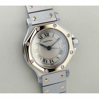 カルティエ(Cartier)の美品 カルティエ サントス オクタゴン コンビ ローマン SM Cartier (腕時計)