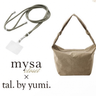 シマムラ(しまむら)のmysa × tal.by yumi ショルダーバッグ スマホストラップ(セット/コーデ)