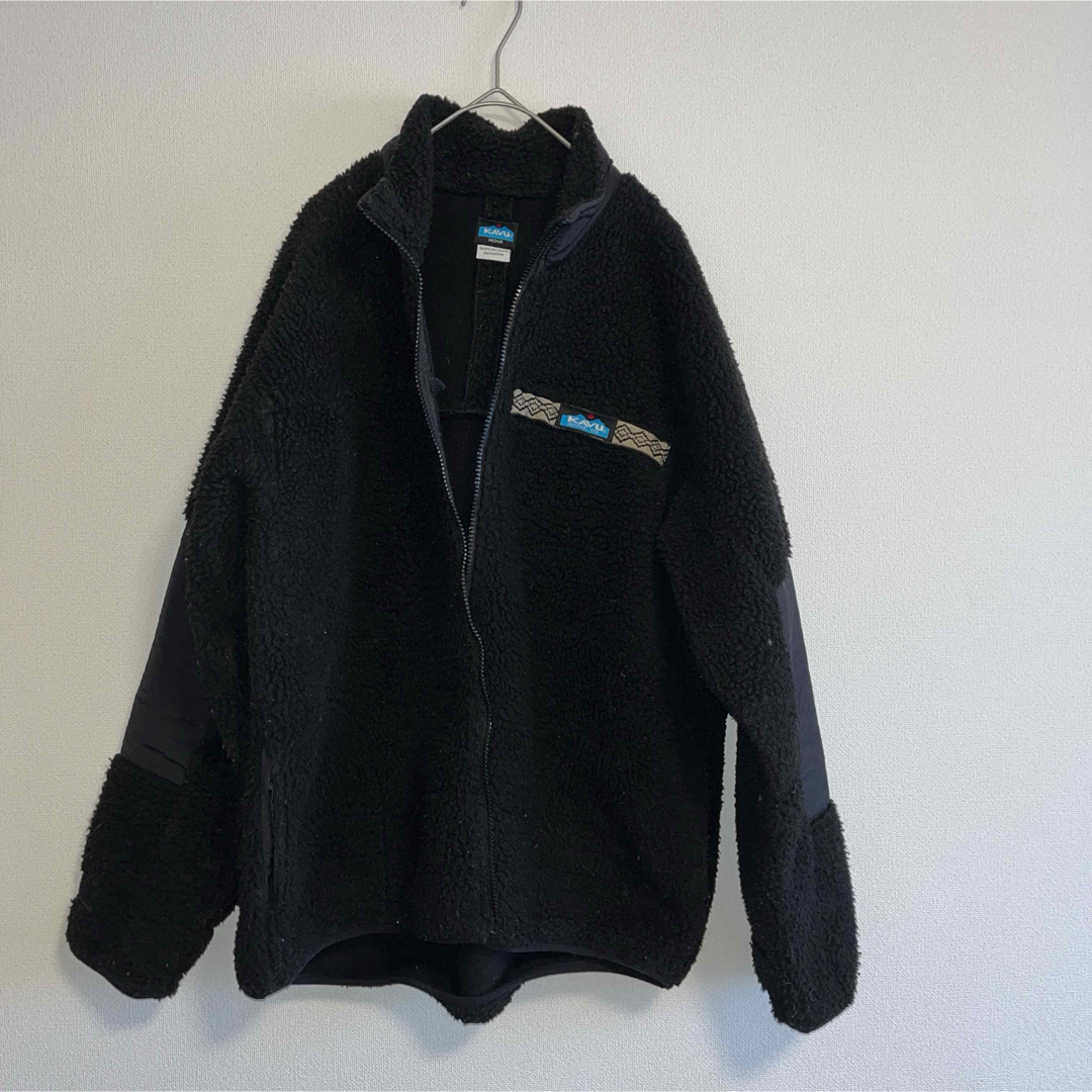 KAVU(カブー)のカブー　KAVU  フリースジャケット　ブラック メンズのジャケット/アウター(ブルゾン)の商品写真