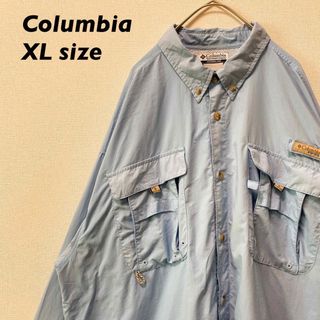 コロンビア(Columbia)のコロンビア　長袖シャツ　フィッシングシャツ　PFG 内メッシュ　男女兼用　XL(シャツ)