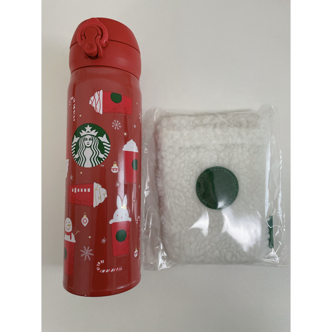 Starbucks(スターバックス)のStarbucks ハンディーステンレスボトル500ml+マルチケース キッズ/ベビー/マタニティの授乳/お食事用品(水筒)の商品写真