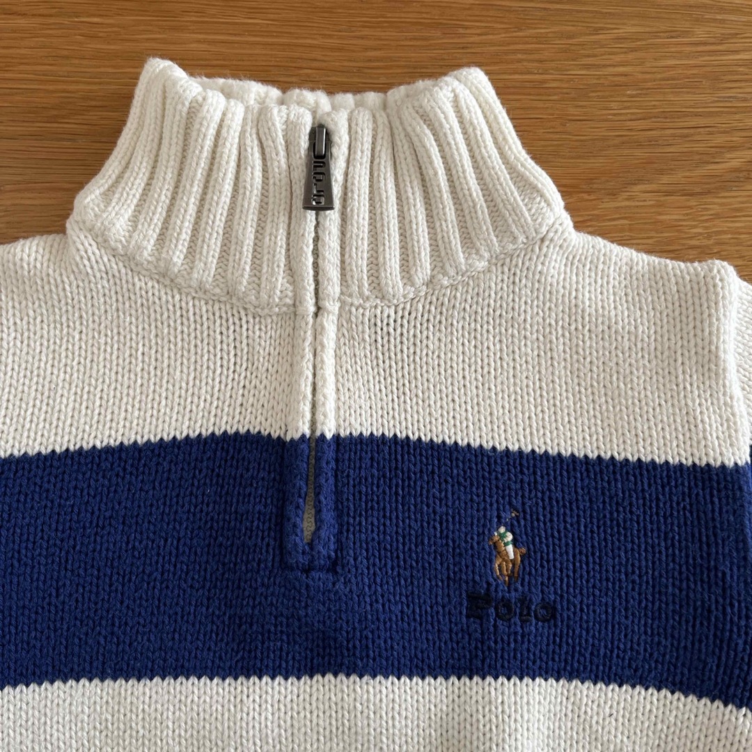 POLO RALPH LAUREN(ポロラルフローレン)のPOLO RALPH LAUREN ポロラルフローレン　コットンニット　キッズ キッズ/ベビー/マタニティのキッズ服男の子用(90cm~)(ニット)の商品写真