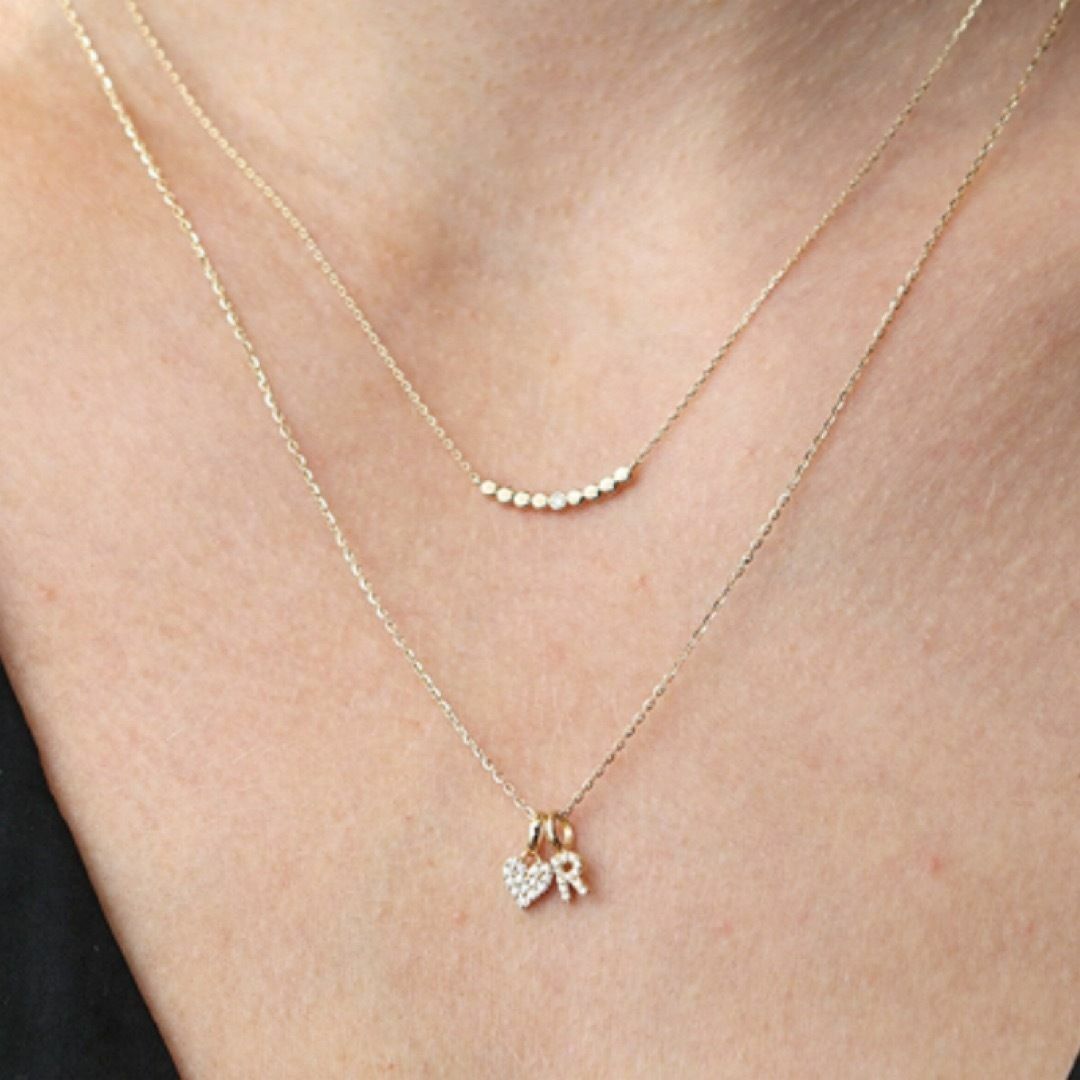 STAR JEWELRY(スタージュエリー)のスタージュエリー K18 ダイヤ DIAMOND INITIAL CHARM レディースのアクセサリー(チャーム)の商品写真