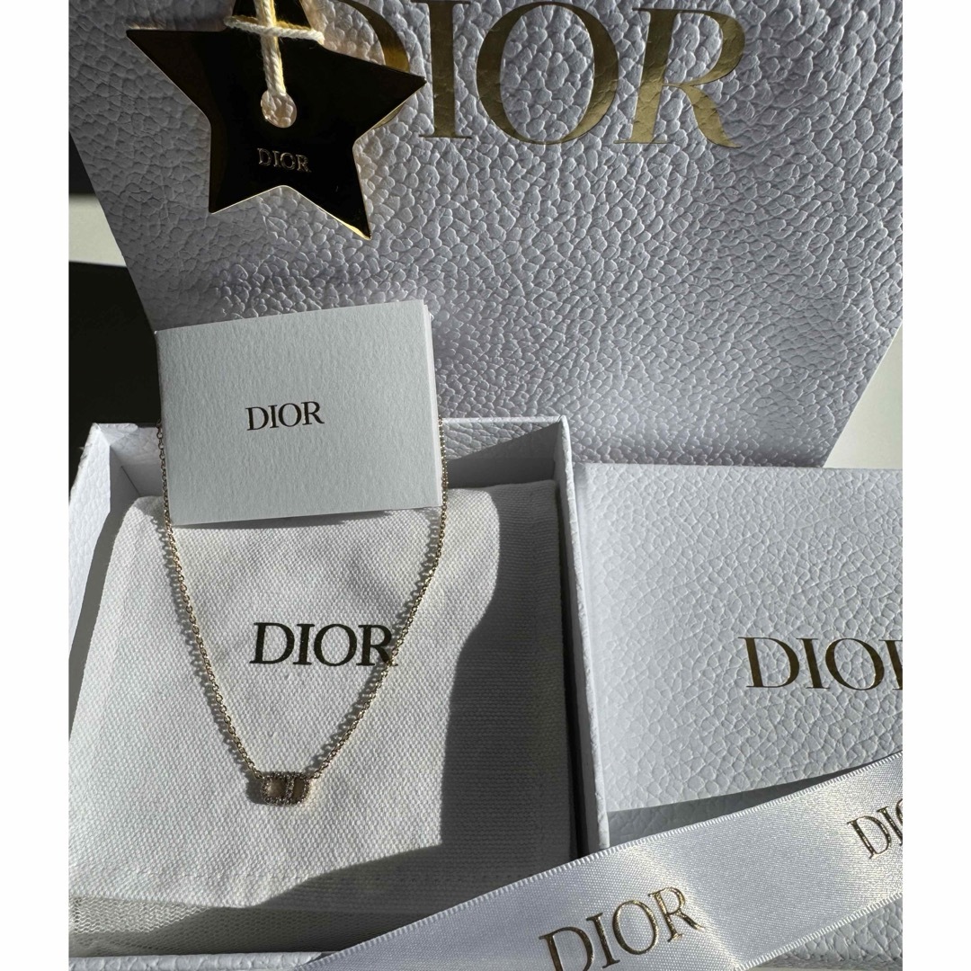 【美品】Dior ネックレス ゴールド ★確実正規品★46cmトップ