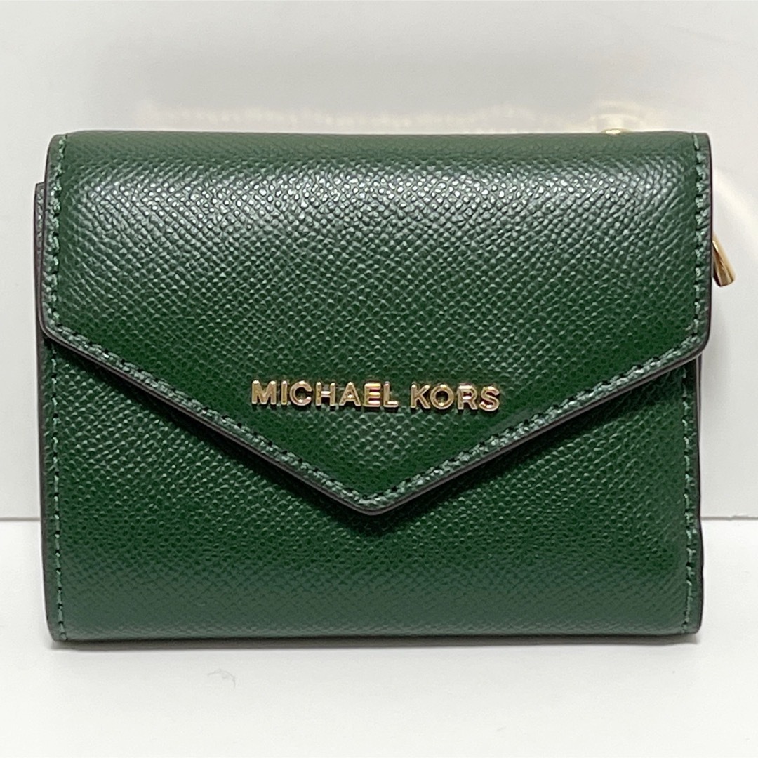 MICHEAL KORS マイケルコース 財布 折り財布 グリーン コンパクト