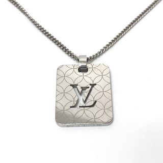 ルイヴィトン(LOUIS VUITTON)のルイヴィトン LOUIS VUITTON LV パンダンティフ・シャンゼリゼPM M65452 アクセサリー チェーン ネックレス メタル シルバー(ネックレス)