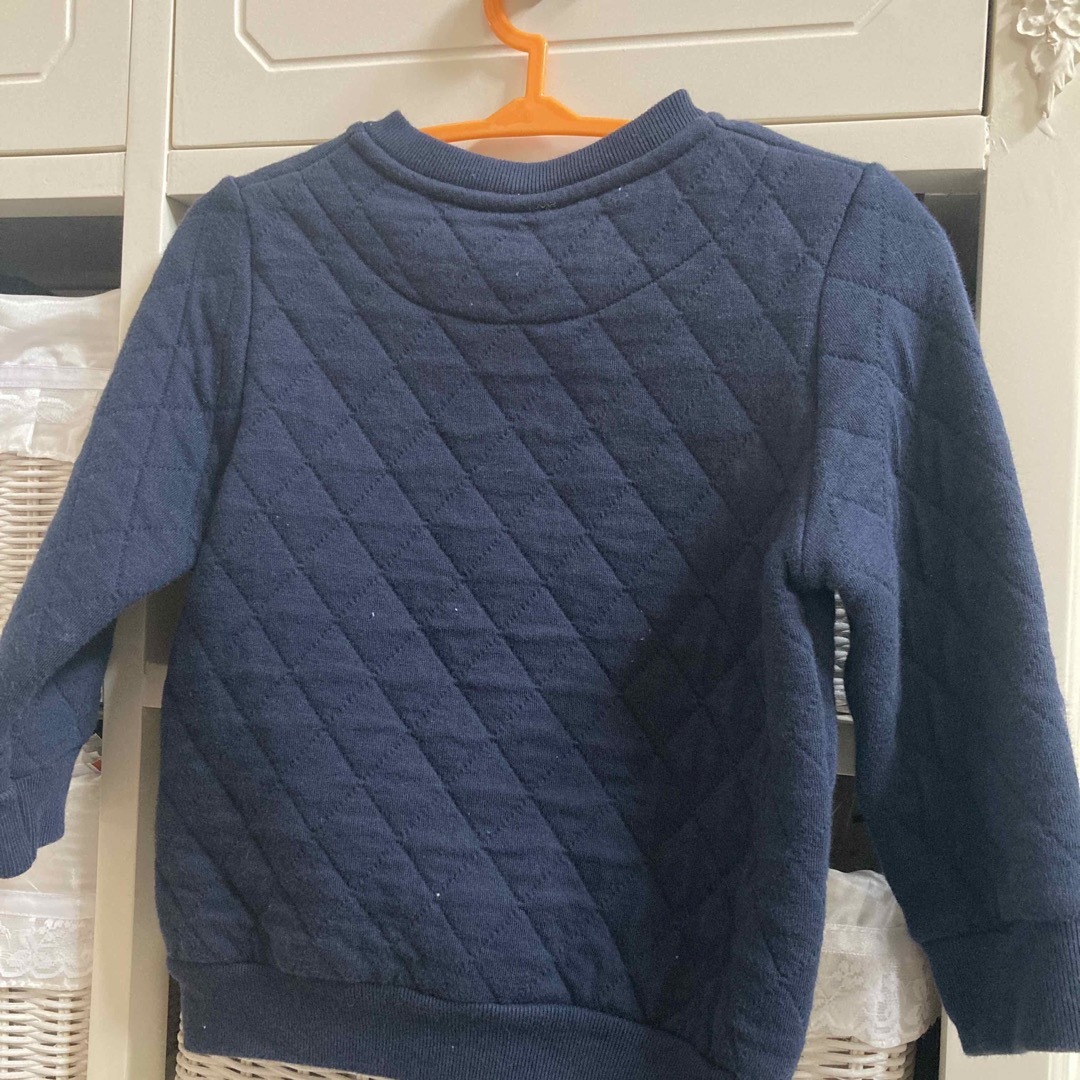 PETIT BATEAU(プチバトー)のプチバトー　キルティングカーディガン キッズ/ベビー/マタニティのベビー服(~85cm)(カーディガン/ボレロ)の商品写真