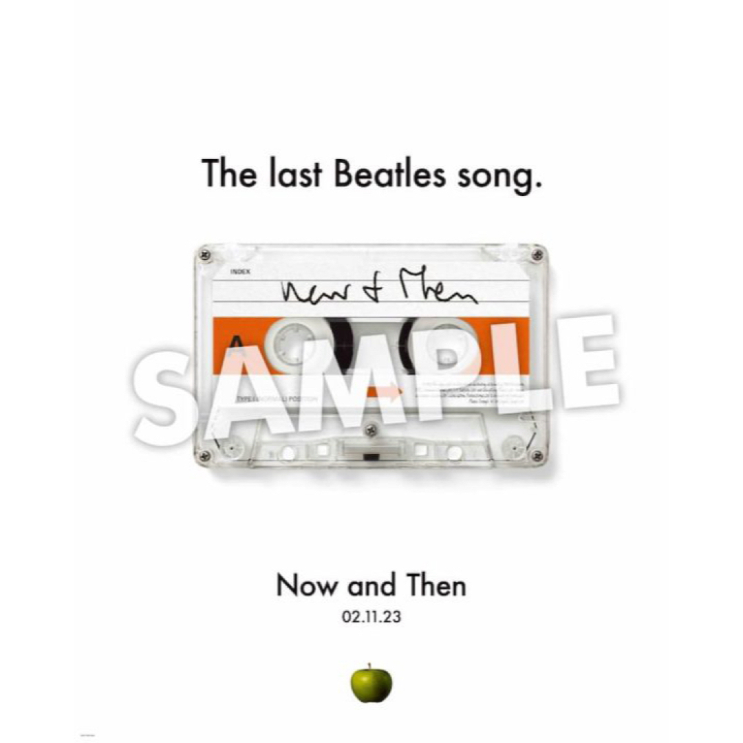 THE BEATLES(ビートルズ)の限定特典ポスターNow And Then Beatles ビートルズ レコード エンタメ/ホビーのコレクション(印刷物)の商品写真