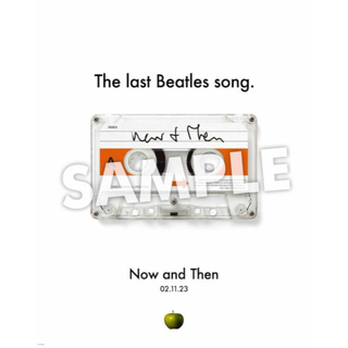 ビートルズ(THE BEATLES)の限定特典ポスターNow And Then Beatles ビートルズ レコード(印刷物)