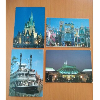 ディズニー(Disney)の東京ディズニーランド開園当時　1983年　絵葉書　昭和　ポストカード 4枚セット(印刷物)