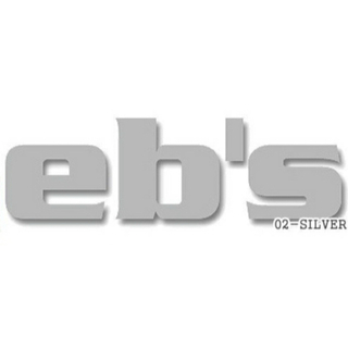 【eb's】カッティングステッカー silver Ｍ(アクセサリー)